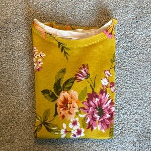 Floral knit top